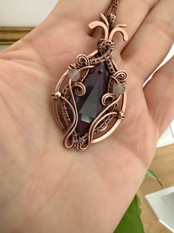 autorska biżuteria zodiakalna ametyst kwarc taika jewelry