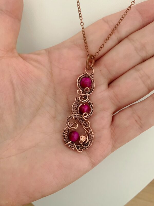 Unikatowa biżuteria miedziana z tygrysim okiem od Taika Jewelry.