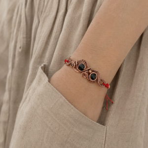Bransoletka z turmalinami