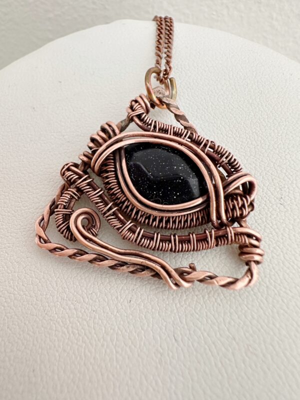 • Talizman ochrony przed zla energia naszyjnik miedziany handmade na prezent